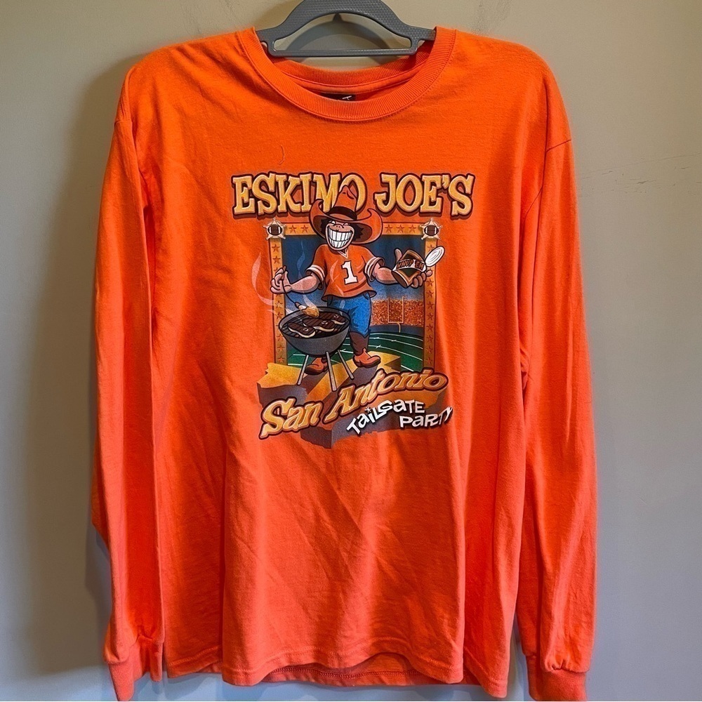 Vintage Eskimo Joe's Stillwater, OK Tshirt Orange